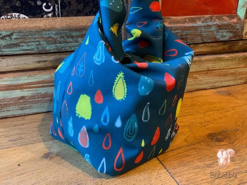 Lunch Bag Rain Drops lato