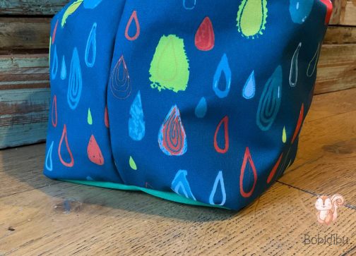 Lunch Bag Rain Drops dettaglio lato