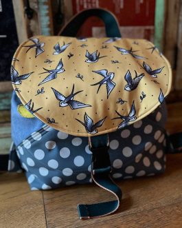Zaino Circus Swallows And Dots